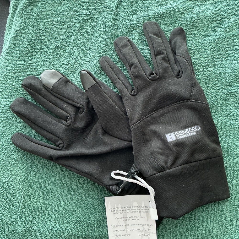 Black Touchscreen Gloves
